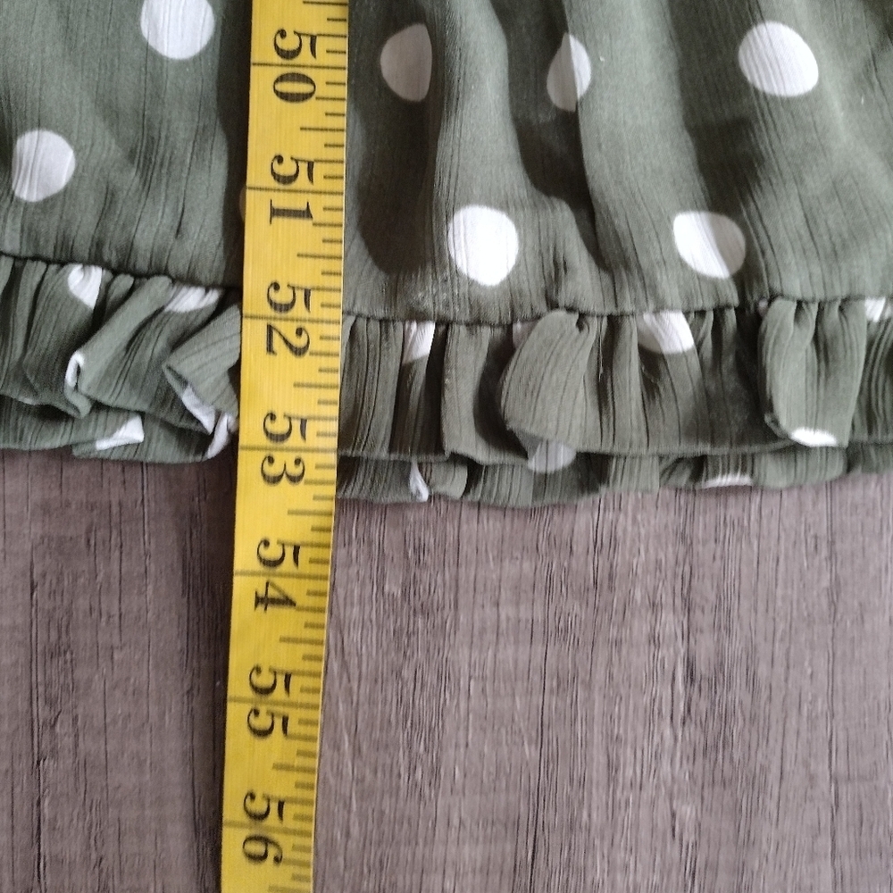 Sister Jane Envy Tiered Ruffle Maxi Dress XS Polka Dots EUC - Picture 9 of 9